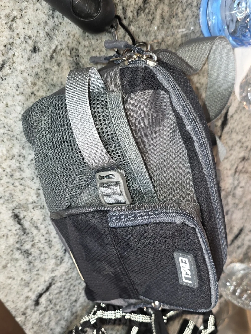 Gray & Black Travel Pet Carrier Pouch NEVER USED!